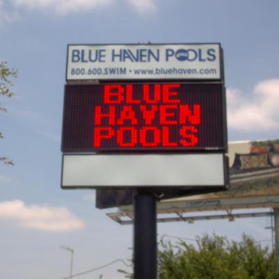 DCI LED Single Color Digital Display